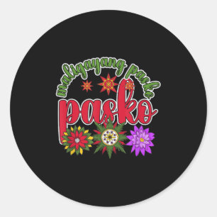 Philippines Pilipinas Filipino Christmas Parol Xma Classic Round Sticker