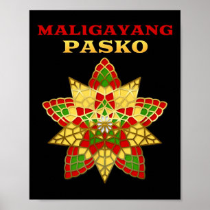 Philippines Pilipinas Filipino Christmas Parol Xma Poster