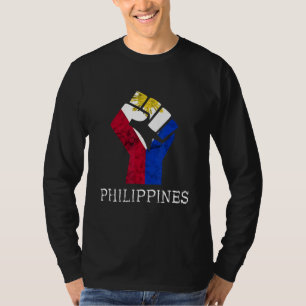 Philippines Pilipinas Hand Fist Pinoy Pride Filipi T-Shirt