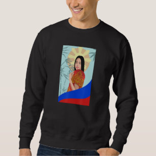 Philippines Pinay Filipina Filipiniana Proud Woman Sweatshirt