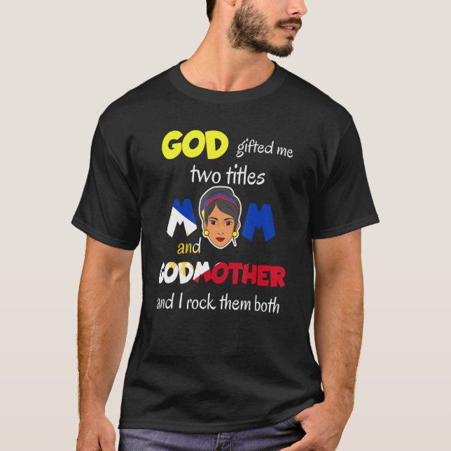 Philippines Pinay Filipina Mum Lola Ninang Godmoth T-Shirt (Front)