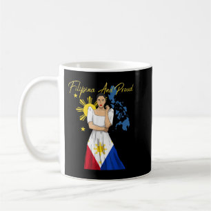 Philippines Pinay Filipina Pride Islands Flag Girl Coffee Mug