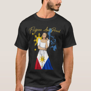 Philippines Pinay Filipina Pride Islands Flag Girl T-Shirt