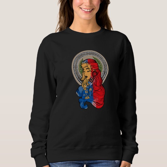 Philippines Pinay Filipina Pride Strong Proud Woma Sweatshirt (Front)