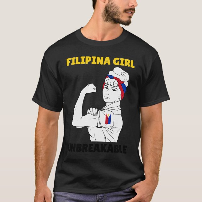 Philippines Pinay Filipina Princess Queen Proud Wo T-Shirt (Front)