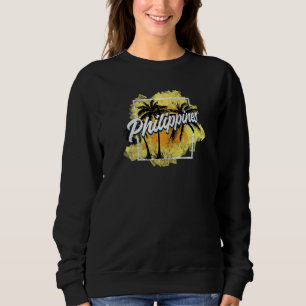 Philippines Pinay Filipino Country Palms Sun Mabuh Sweatshirt