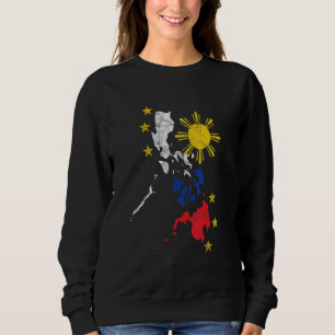 Philippines Pinay Filipino Pride Country Flag Isla Sweatshirt