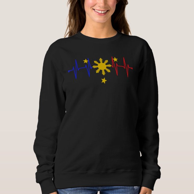 Philippines Pinoy Pinay Filipino Filipina Pride He Sweatshirt (Front)