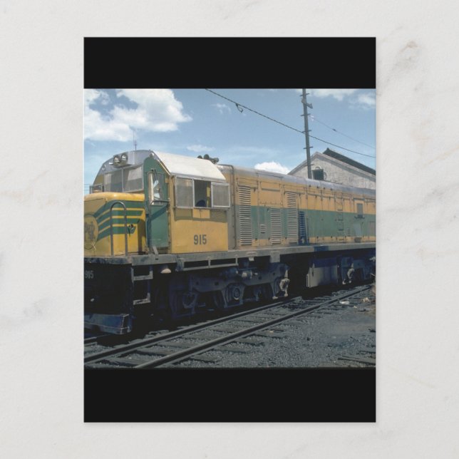 Philippines, PNR GE road_Trains of the World Postcard (Front)
