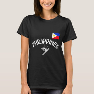 Philippines pride pinoy sports skiing filipino T-Shirt