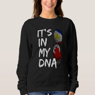 Philippines Proud Filipino Filipina Flag Canada Fi Sweatshirt