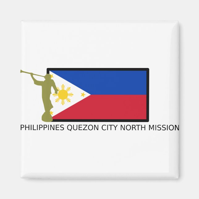 Philippines Quezon North City mission zazzle Magnet (Front)
