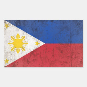 Philippines Rectangular Sticker