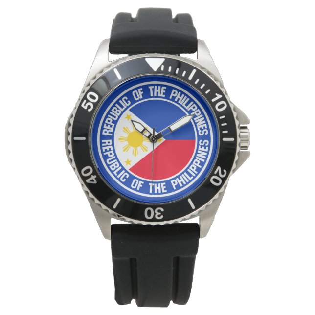Philippines Round Emblem Watch (Front)