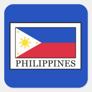 Philippines Square Sticker