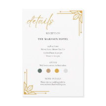 Philippines Sun Filipino Wedding Enclosure Card -