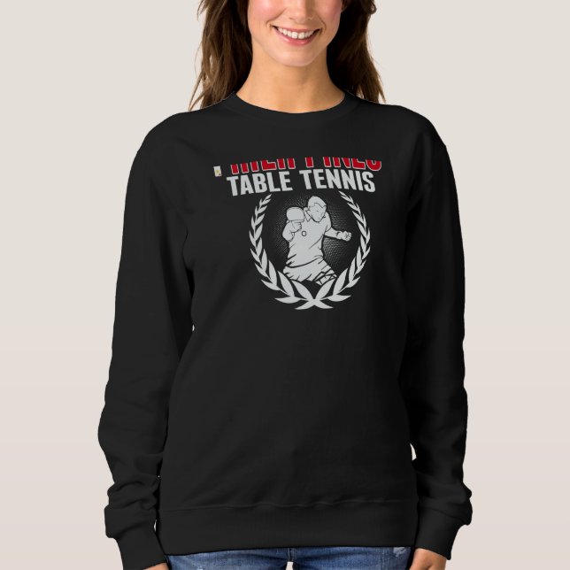 Philippines Table Tennis Fans Philippine Ping Pong Sweatshirt (Front)