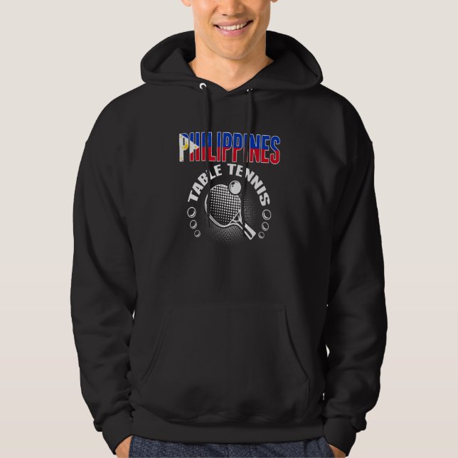 Philippines Table Tennis   Support Philippine Ping Hoodie (Front)
