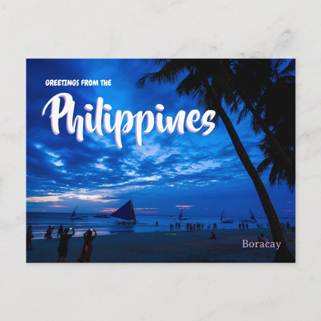 Philippines Travel Postcard (Front)