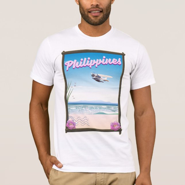 Philippines Travel poster T-Shirt (Front)