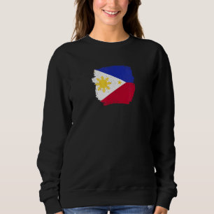 Philippines Vintage Philippine Flag Filipino Sweatshirt
