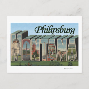 Philipsburg, Montana Postcard