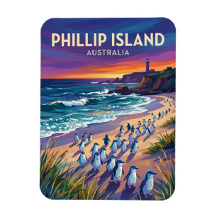 Phillip Island Australia Magnet