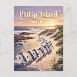 Phillip Island Australia Postcard
