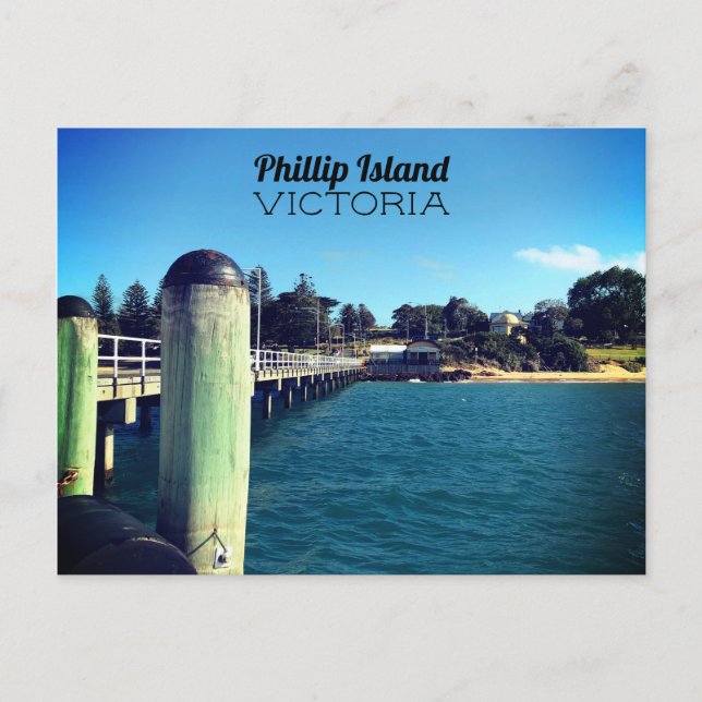 Phillip Island Pier Postcard (Front)