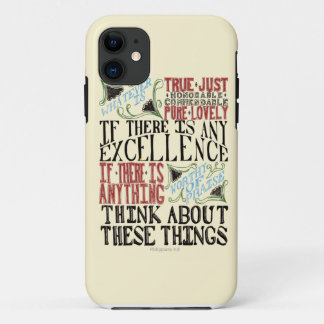 Phillipians 4:8 iPhone 11 case
