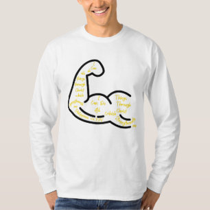 Phillippians 4:13 Bible Verse Men's Long Sleeve T-Shirt
