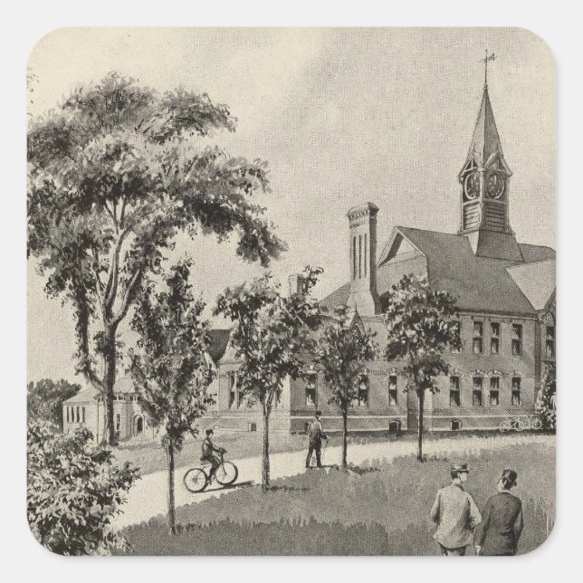 Phillips Exeter Academy Square Sticker (Front)