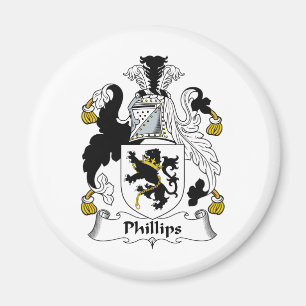 Phillips Family Crest Magnet