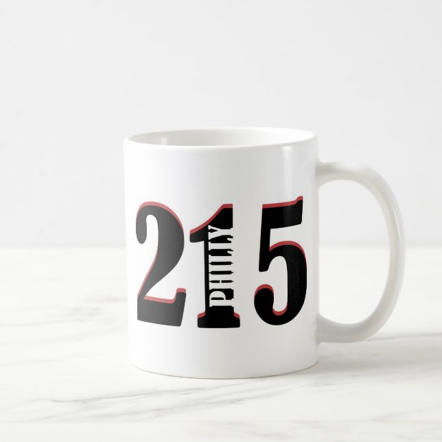 Philly 215 coffee mug (Right)