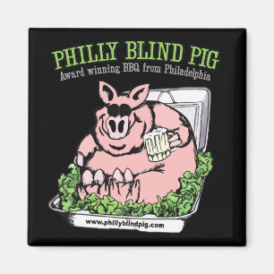 Philly Blind Pig BBQ Magnet