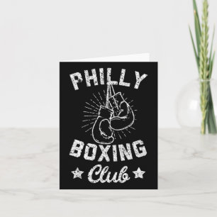 Philly Boxing Club - Vintage Boxer Gloves  Card