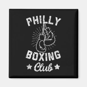 Philly Boxing Club - Vintage Boxer Gloves Magnet