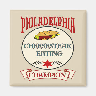 Philly Cheese Steak Champ Magnet
