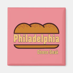 Philly Cheese Steak,change colours, add text Magnet