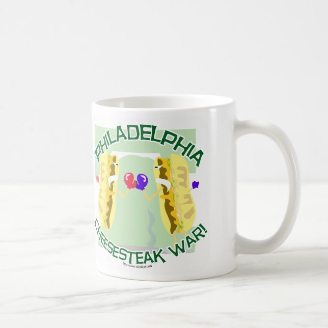Philly Cheesteak War Coffee Mug (Right)