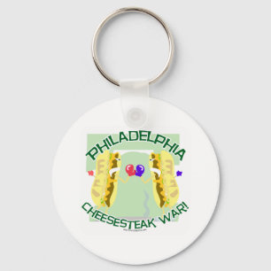 Philly Cheesteak War Key Ring