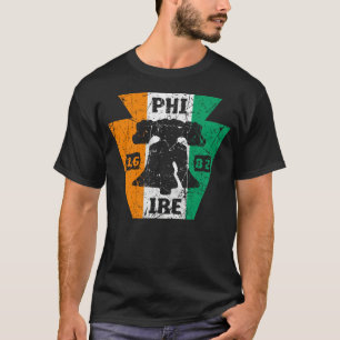 PHILLY FAN IRISH FLAG IRE LIBERTY BELL PHILADELPHI T-Shirt