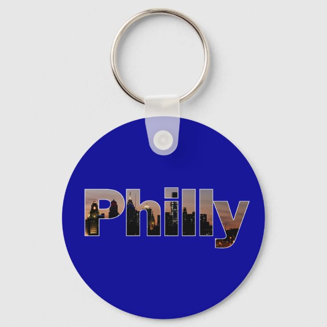 Philly Letters Keychain (Front)