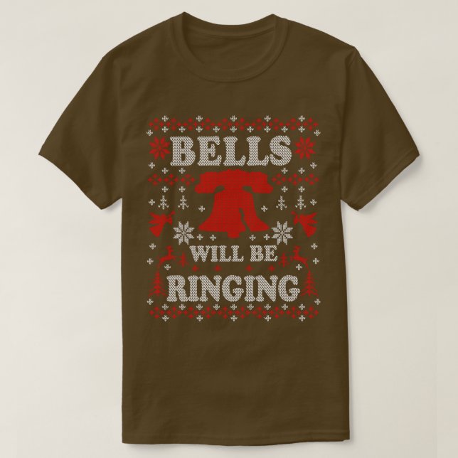 Philly Liberty Bell Philadelphia Bells WIll Be Rin T-Shirt (Design Front)