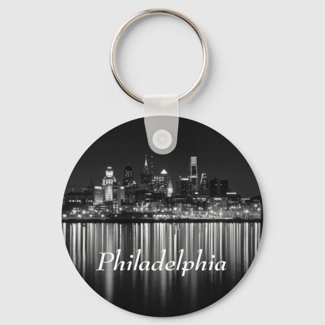 Philly night b/w key ring (Front)