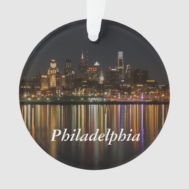 Philly night ornament (Front)