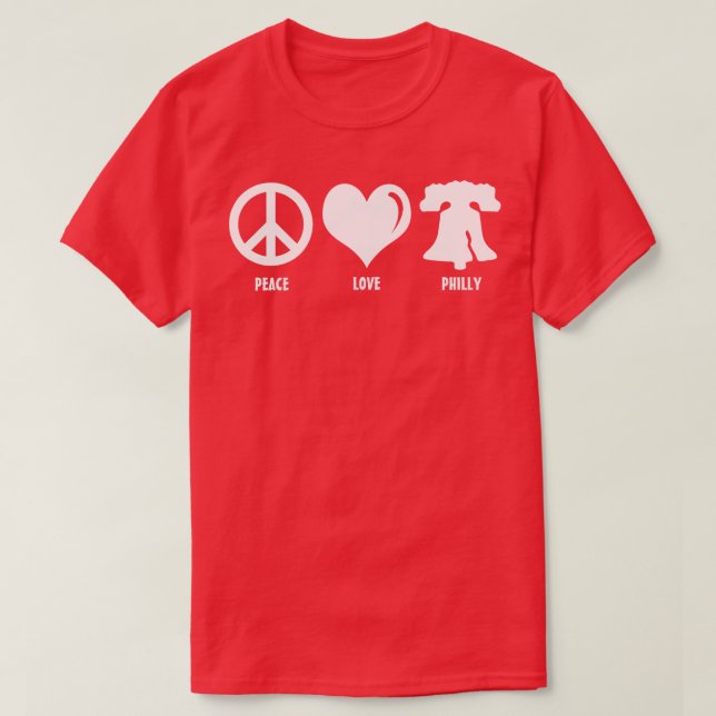 Philly Philadelphia Liberty Bell Lover T-Shirt (Design Front)