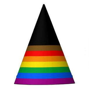 Philly Rainbow Pride Flag Party Hat