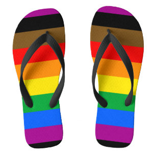 Philly Rainbow Pride Flag Thongs
