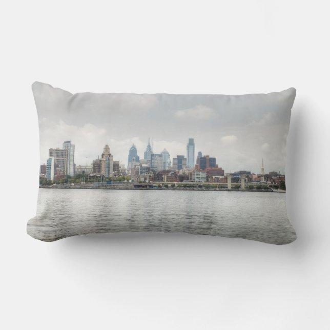 Philly skyline 2 lumbar cushion (Front)